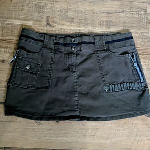 Lip Service Army Mini Skirt L/XL punk vintage
